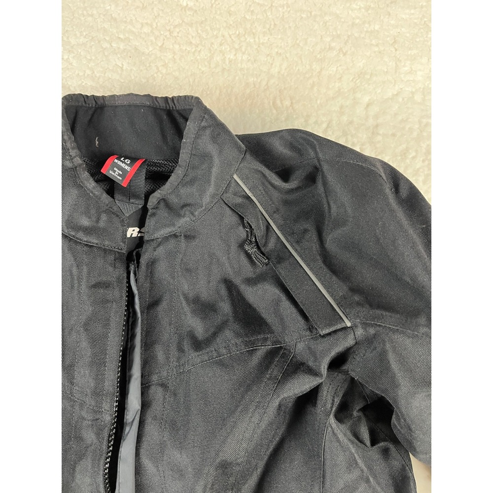 Firstgear Contour Tex Jkt Black Wlg‎ Womens Size LG Motorcycle Jacket